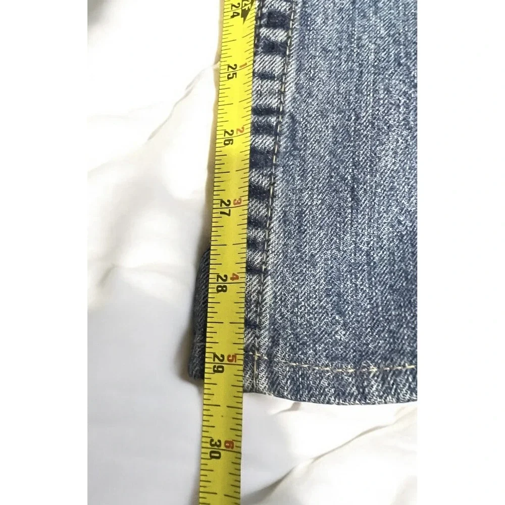 Vintage True Religion Y2K 90s Jeans Bootcut Women's US 33 Denim Distressed